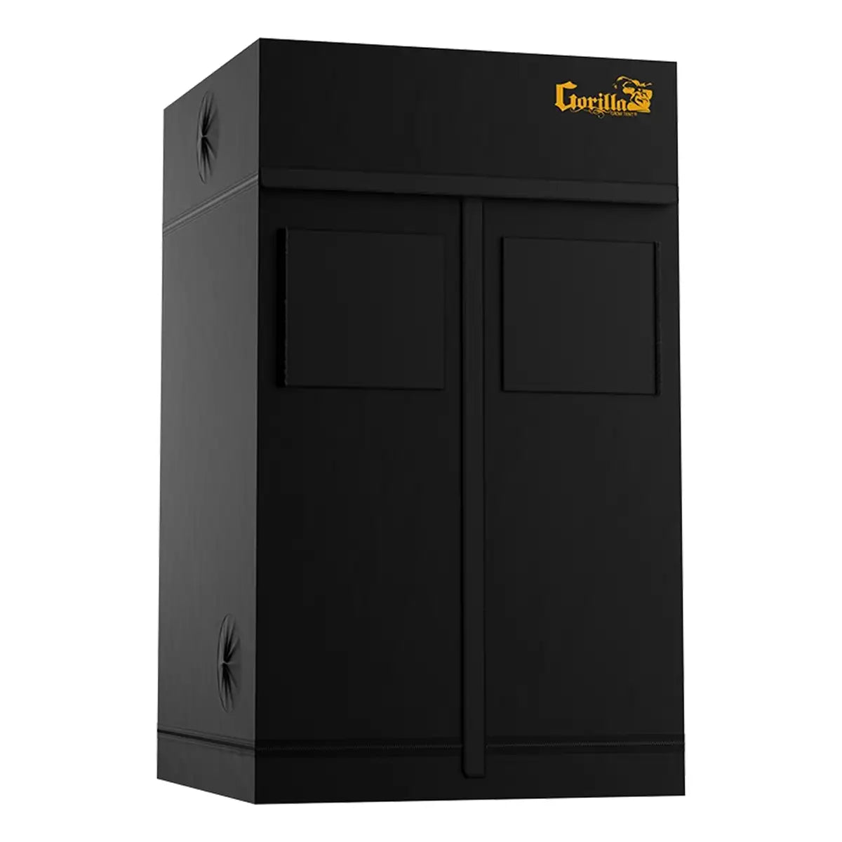 Inside view of 3x3 indoor grow tent with 1680D reflective lining and steel frame