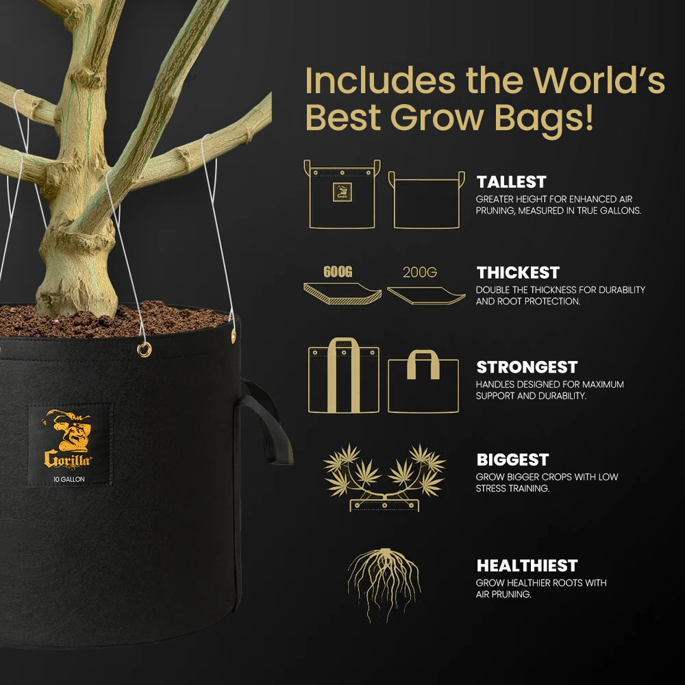 2x2.5 Gorilla Grow Room - SOIL