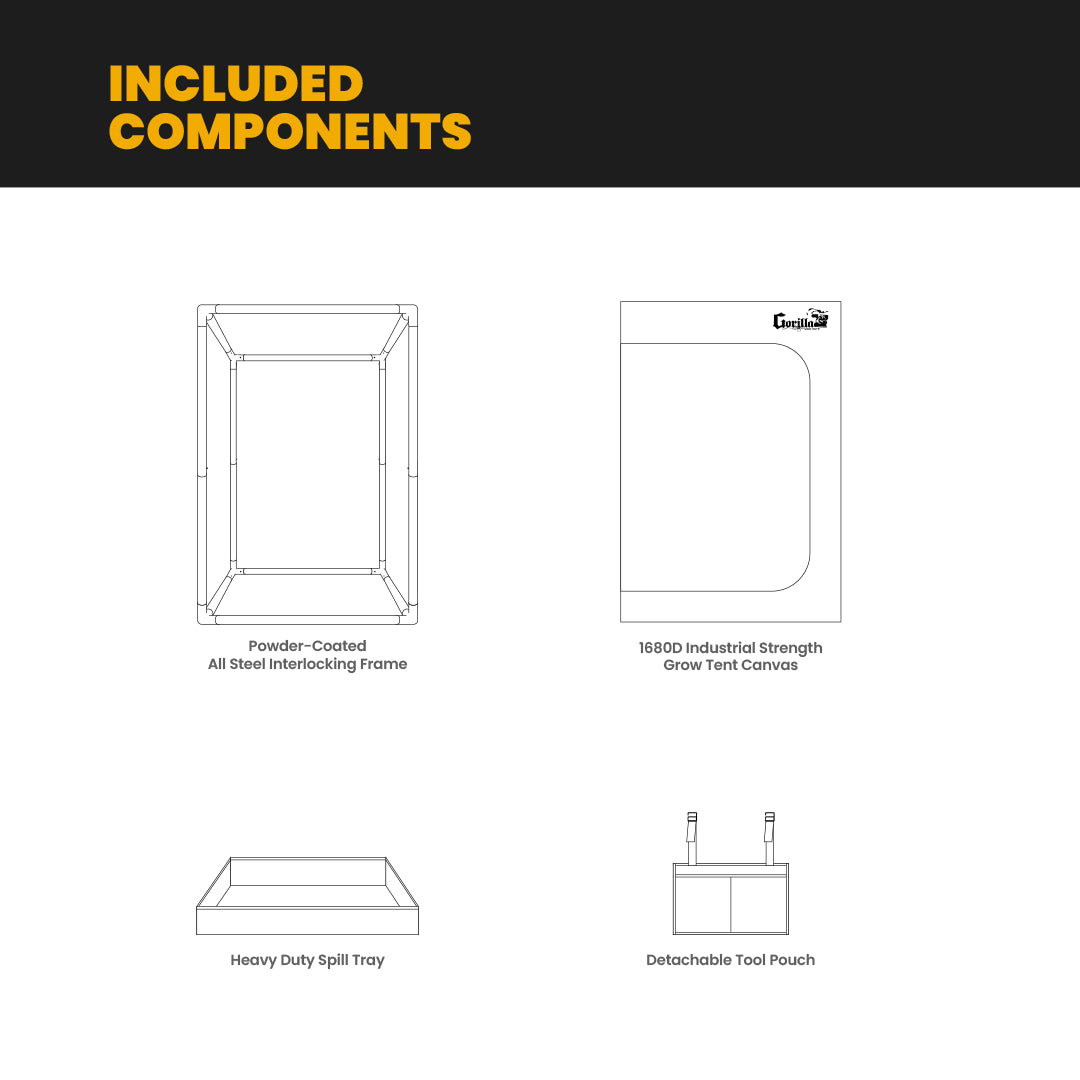 Gorilla Grow Tent 4x4
