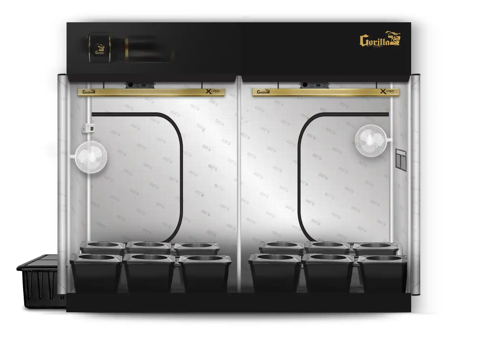 5x9 Gorilla Grow Room PRO - HYDROPONIC