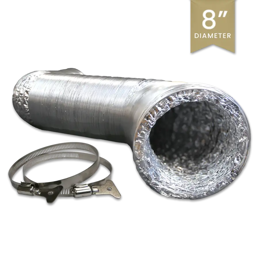 8" Premium Ducting - 25 feet