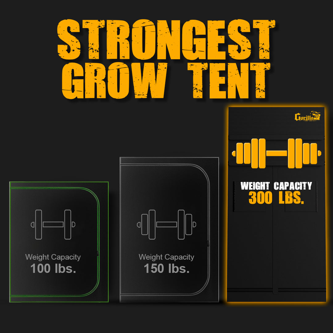 Gorilla Grow Tent 9x9 with Extension Kit and CFM Kit